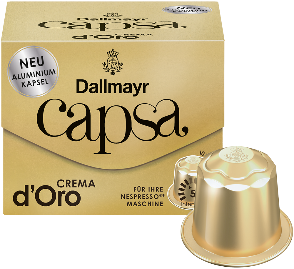 capsa Crema d\'Oro » online bestellen | Dallmayr Versand