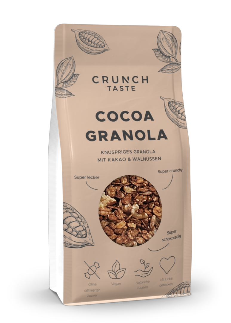 Granola mit Kakao & Walnüssen